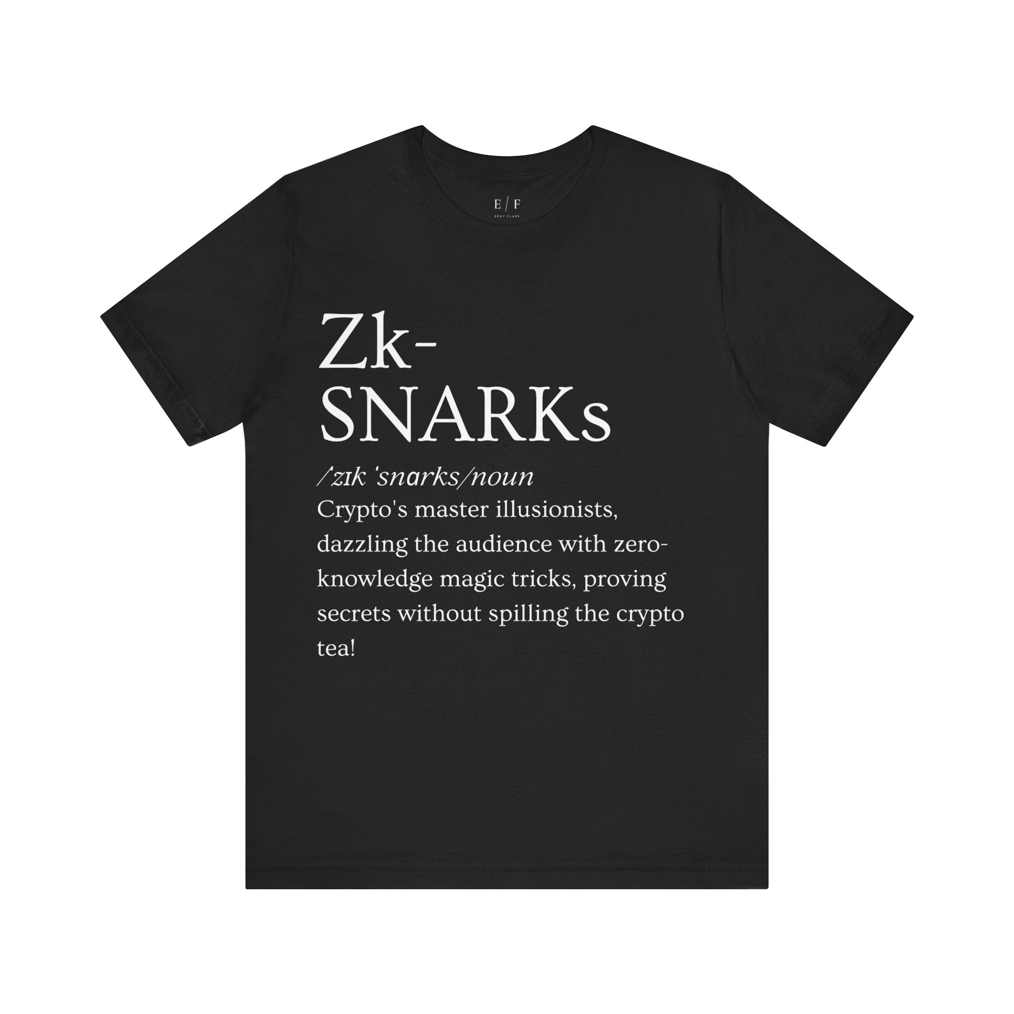 Zk-SNARKs Funny Crypto Definition Premium Tshirt