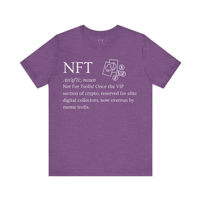 NFT Funny Crypto Definition Premium Tshirt