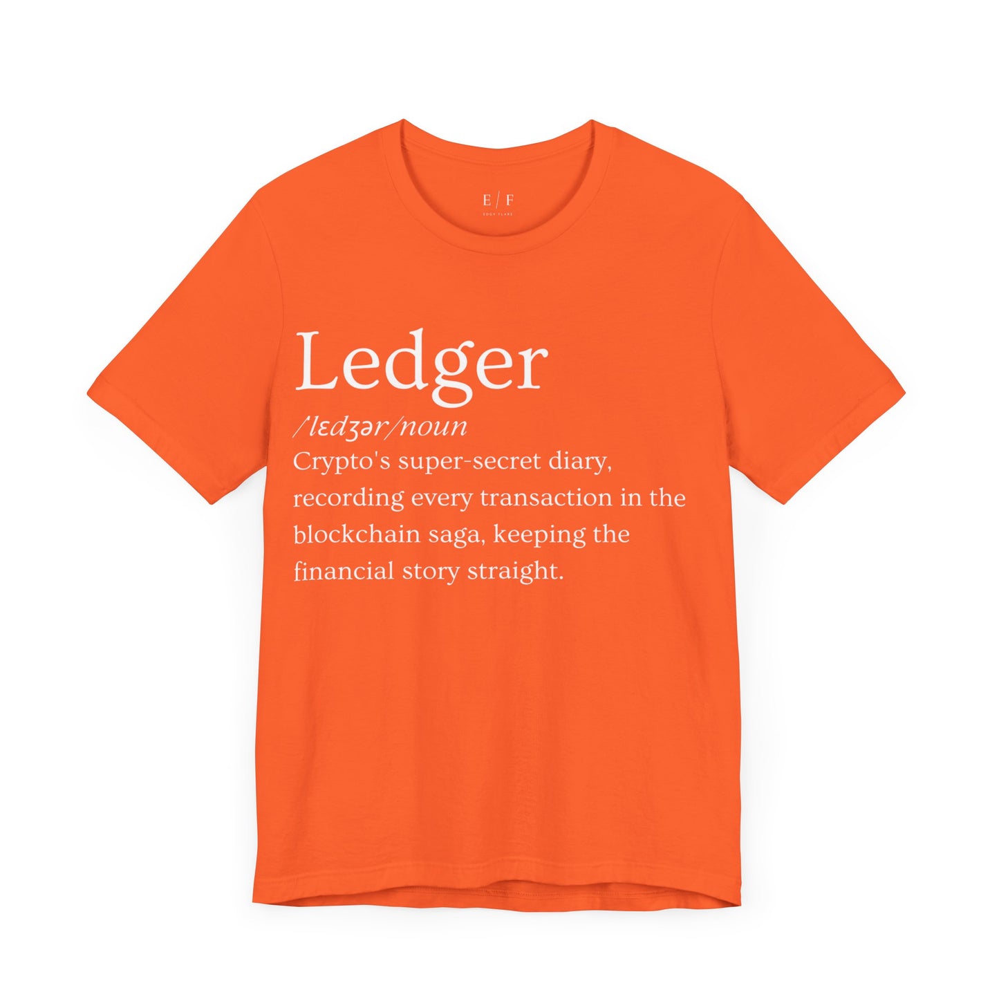 Ledger Funny Crypto Definition Premium Tshirt