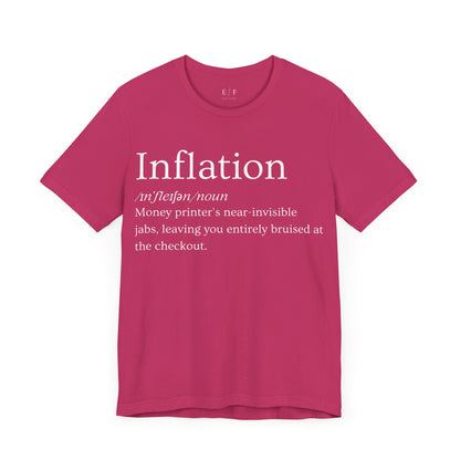 Inflation Funny Crypto Definition Premium Tshirt