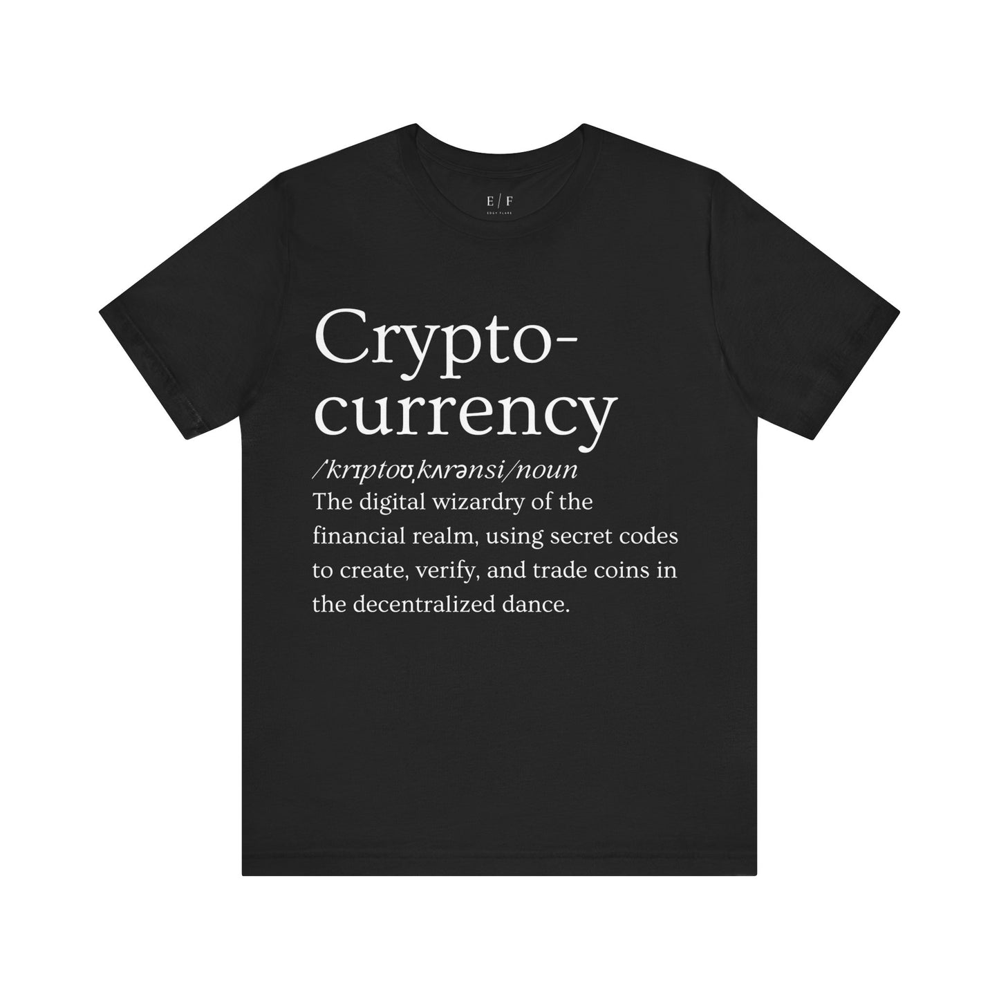 Crypto-currency Funny Crypto Definition Premium Tshirt