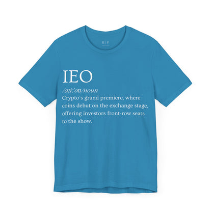 IEO Funny Crypto Definition Premium Tshirt