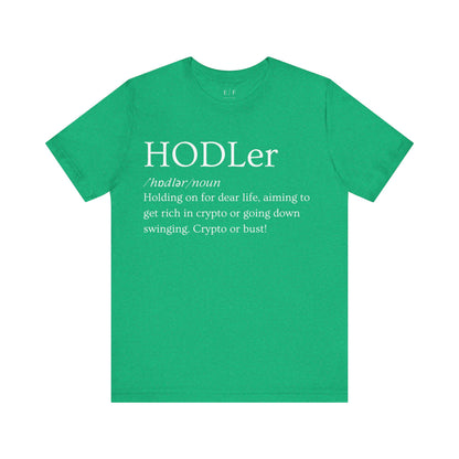 HODLer Funny Crypto Definition Premium Tshirt