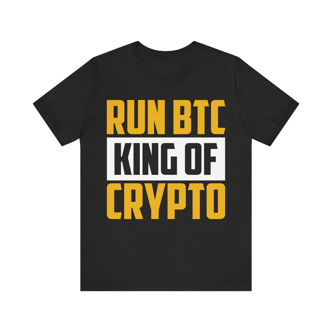 Run Btc King Of Crypto Tshirt