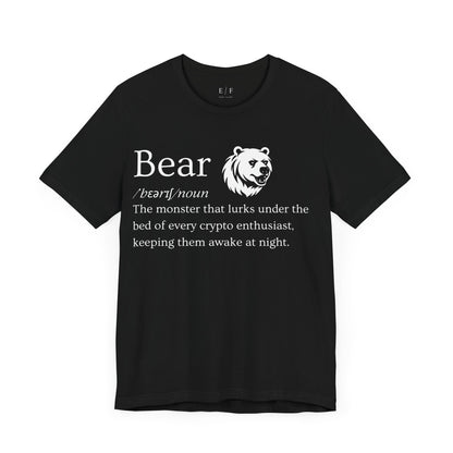 Bear Funny Crypto Definition Premium Tshirt