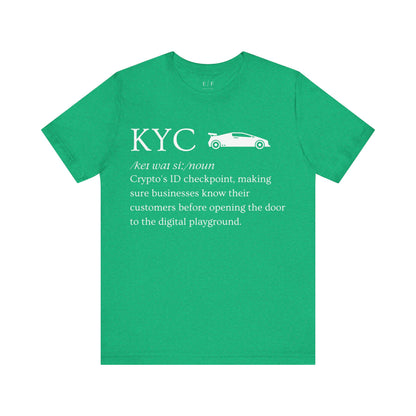 KYC Funny Crypto Definition Premium Tshirt