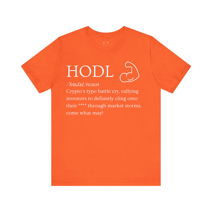 HODL Funny Crypto Definition Premium Tshirt