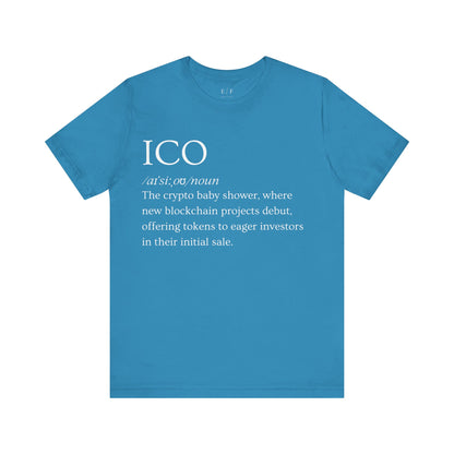 ICO Funny Crypto Definition Premium Tshirt