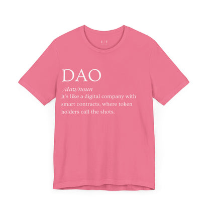 DAO Funny Crypto Definition Premium Tshirt