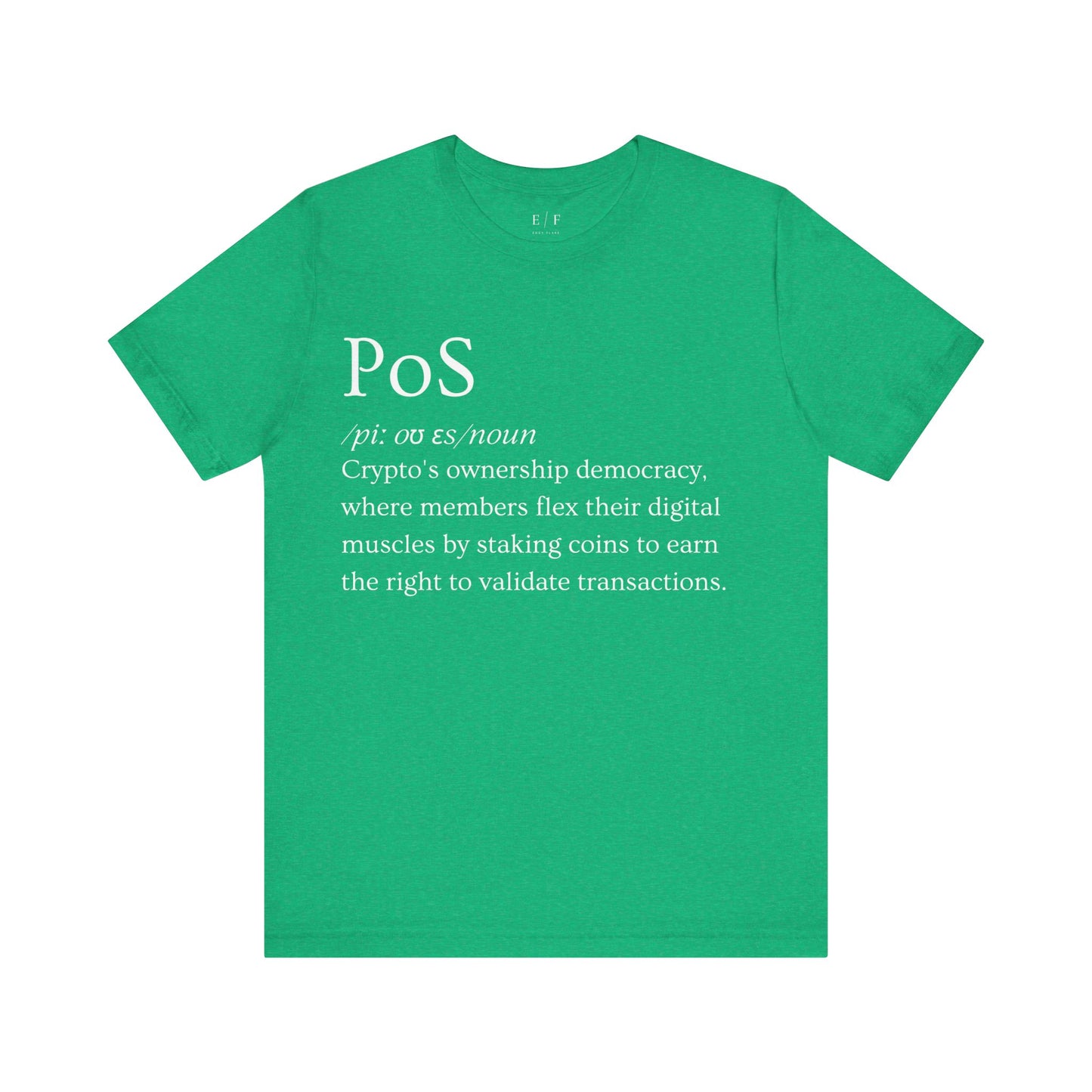 PoS Funny Crypto Definition Premium Tshirt