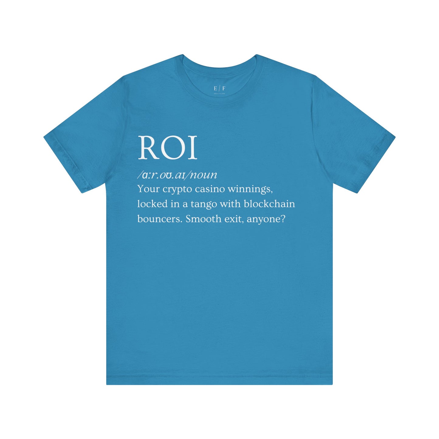 ROI Funny Crypto Definition Premium Tshirt