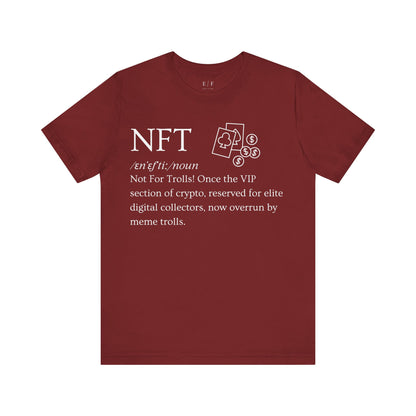 NFT Funny Crypto Definition Premium Tshirt