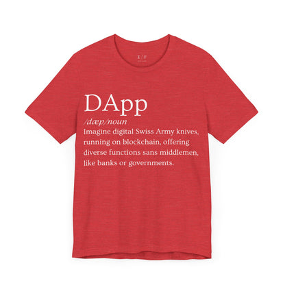 DApp Funny Crypto Definition Premium Tshirt