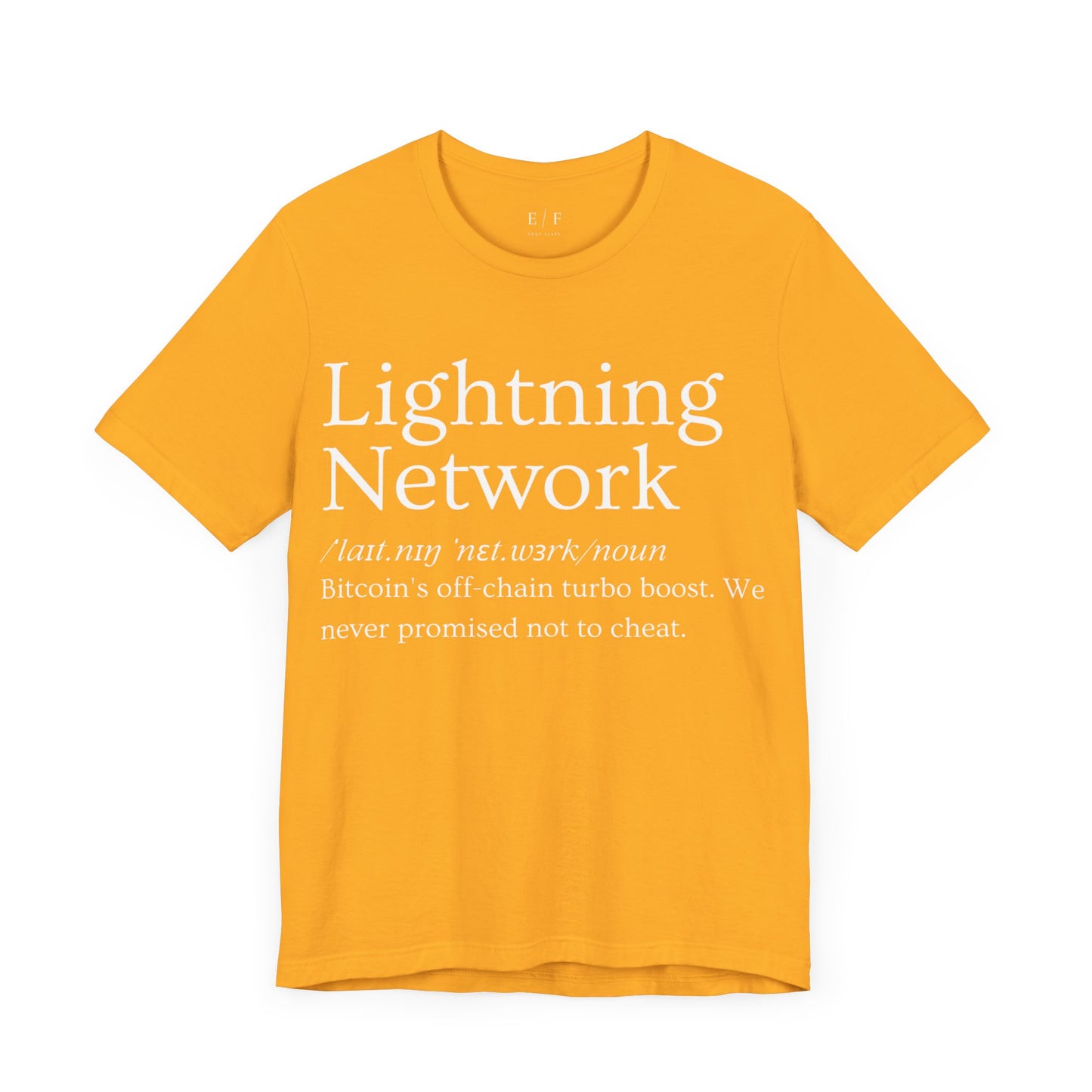 Lightning Network Funny Crypto Definition Premium Tshirt