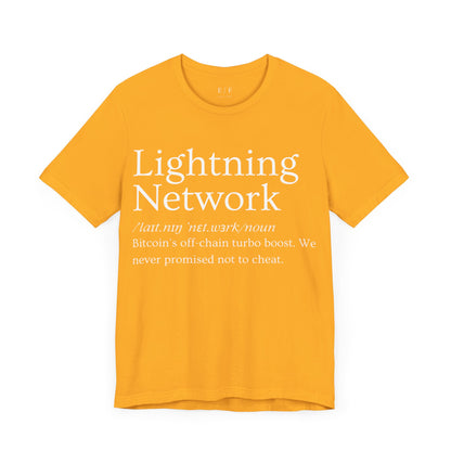 Lightning Network Funny Crypto Definition Premium Tshirt