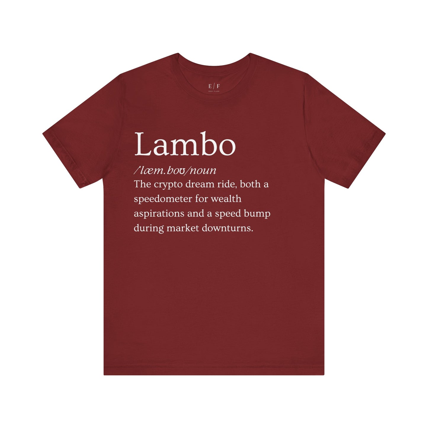 Lambo Funny Crypto Definition Premium Tshirt