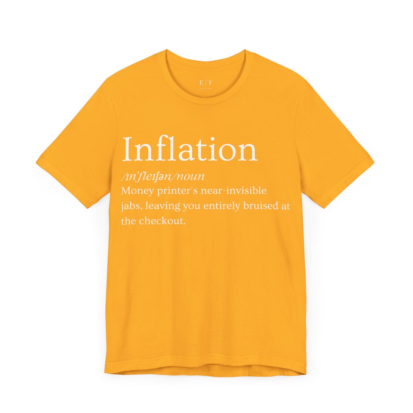 Inflation Funny Crypto Definition Premium Tshirt