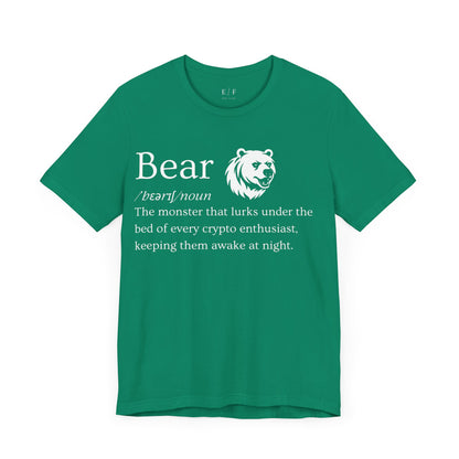 Bear Funny Crypto Definition Premium Tshirt