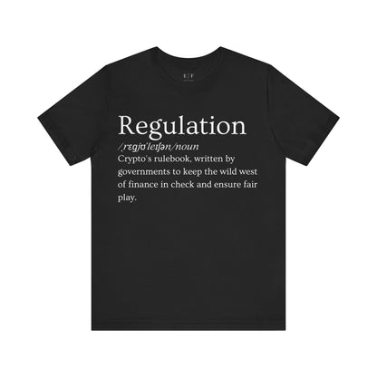 Regulation Funny Crypto Definition Premium Tshirt