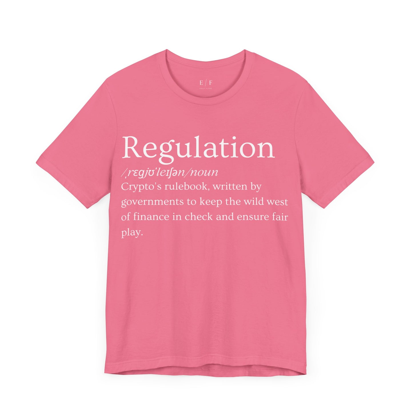 Regulation Funny Crypto Definition Premium Tshirt