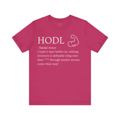 HODL Funny Crypto Definition Premium Tshirt