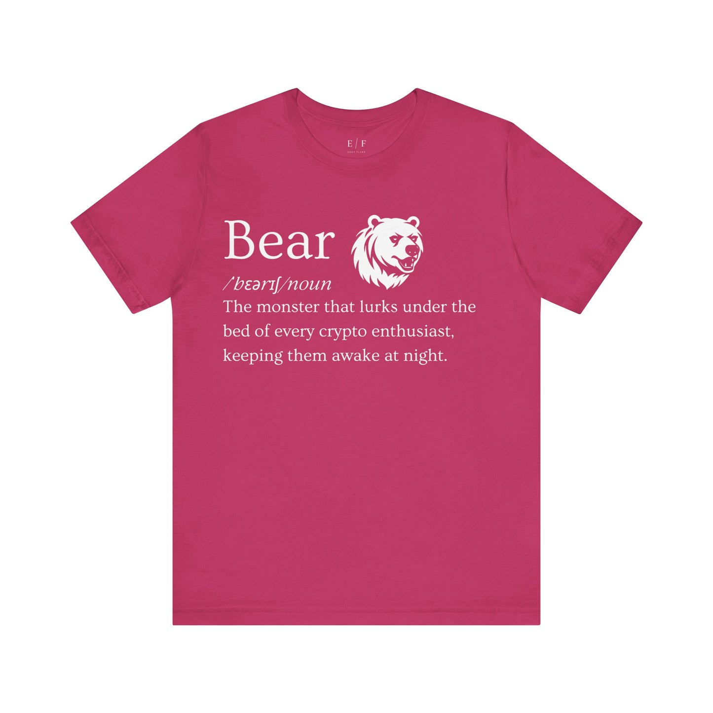 Bear Funny Crypto Definition Premium Tshirt