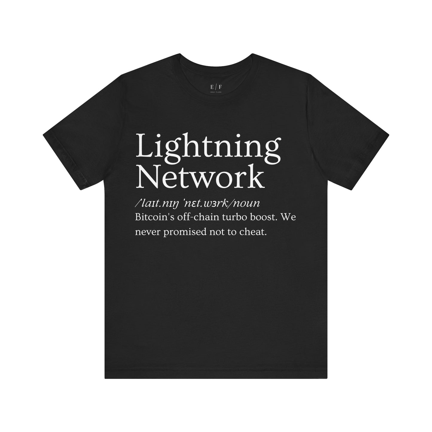 Lightning Network Funny Crypto Definition Premium Tshirt