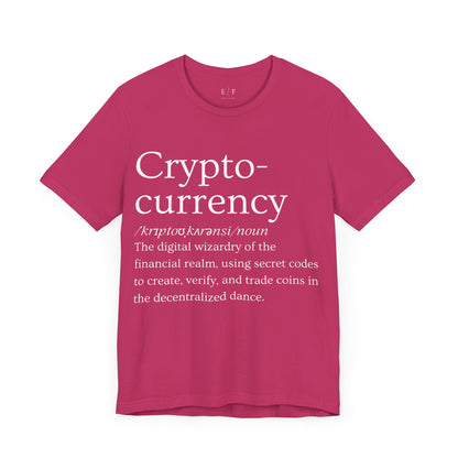 Crypto-currency Funny Crypto Definition Premium Tshirt