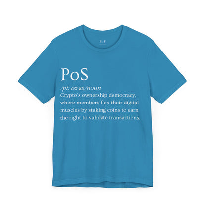 PoS Funny Crypto Definition Premium Tshirt