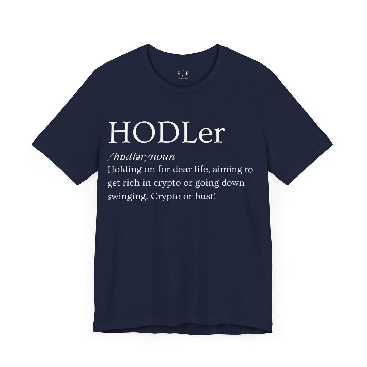 HODLer Funny Crypto Definition Premium Tshirt