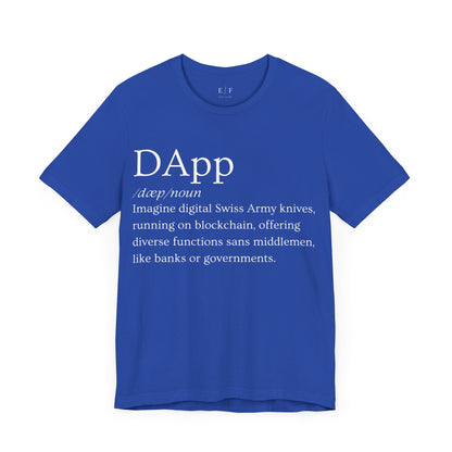 DApp Funny Crypto Definition Premium Tshirt