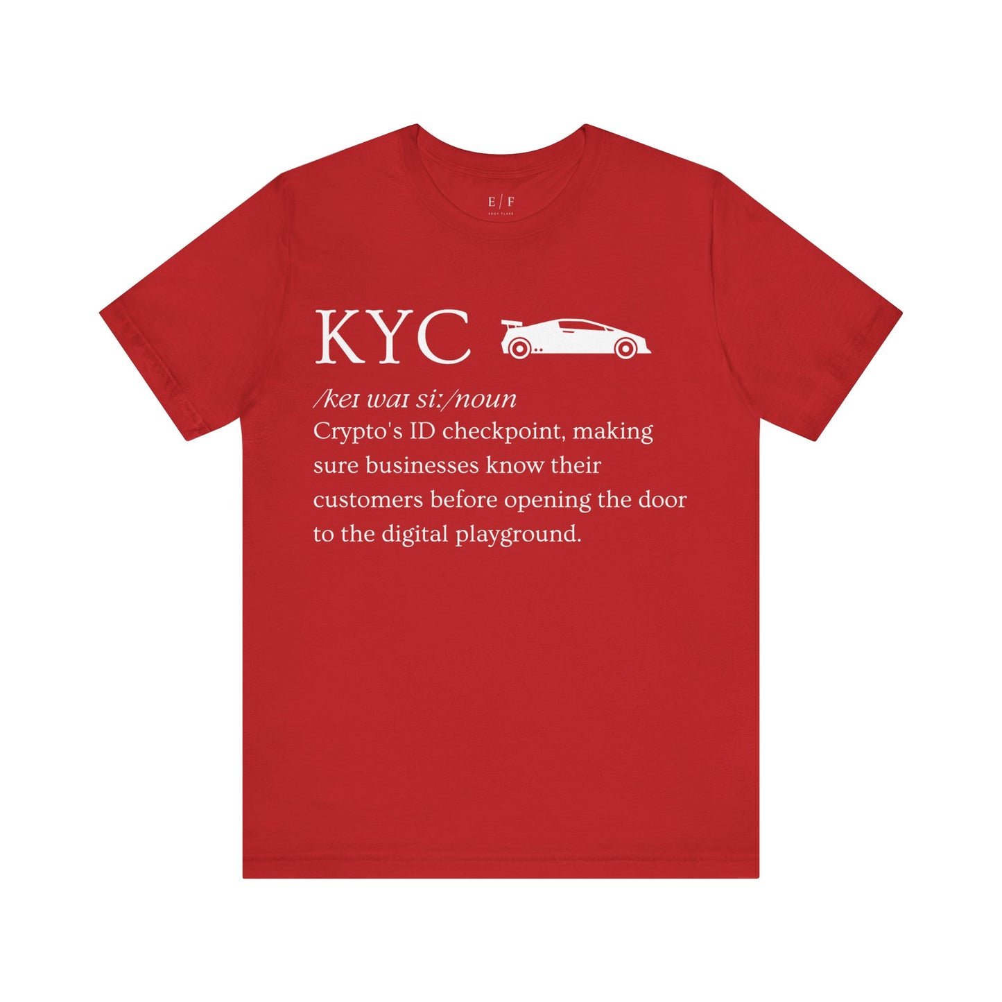 KYC Funny Crypto Definition Premium Tshirt