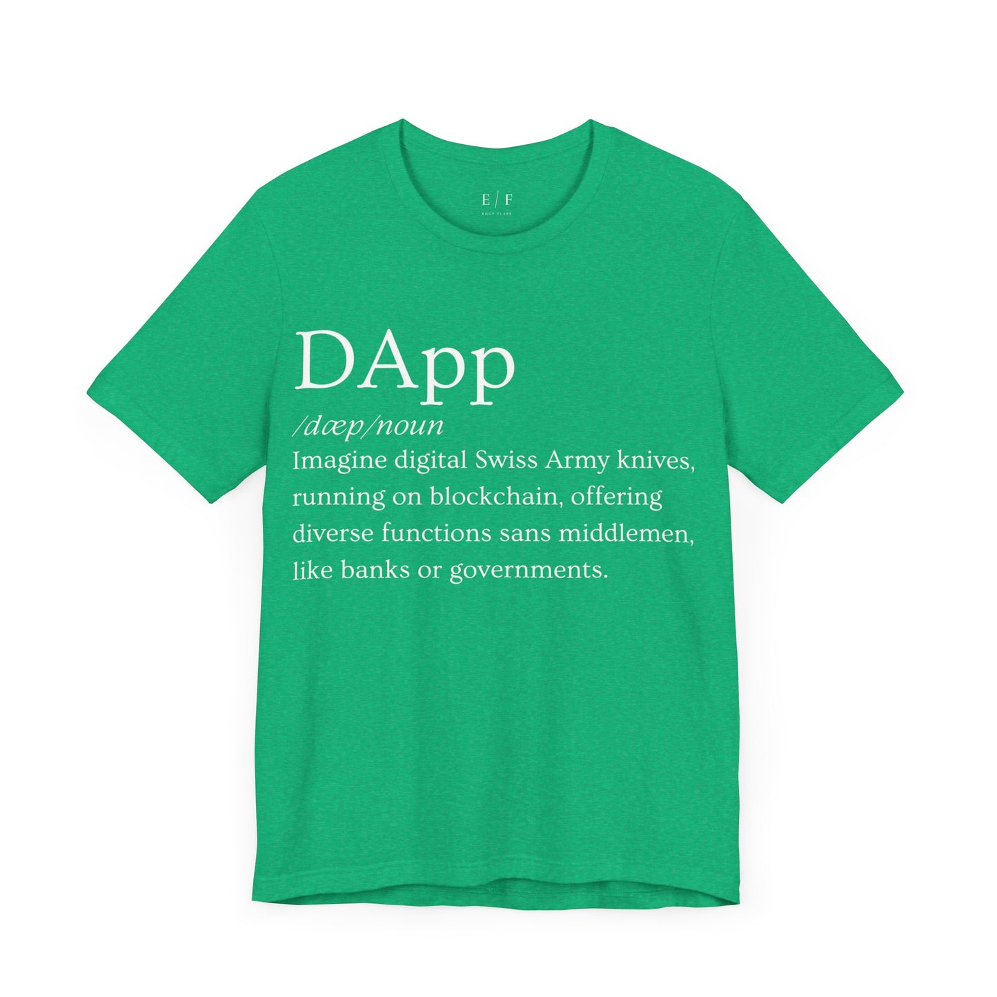 DApp Funny Crypto Definition Premium Tshirt