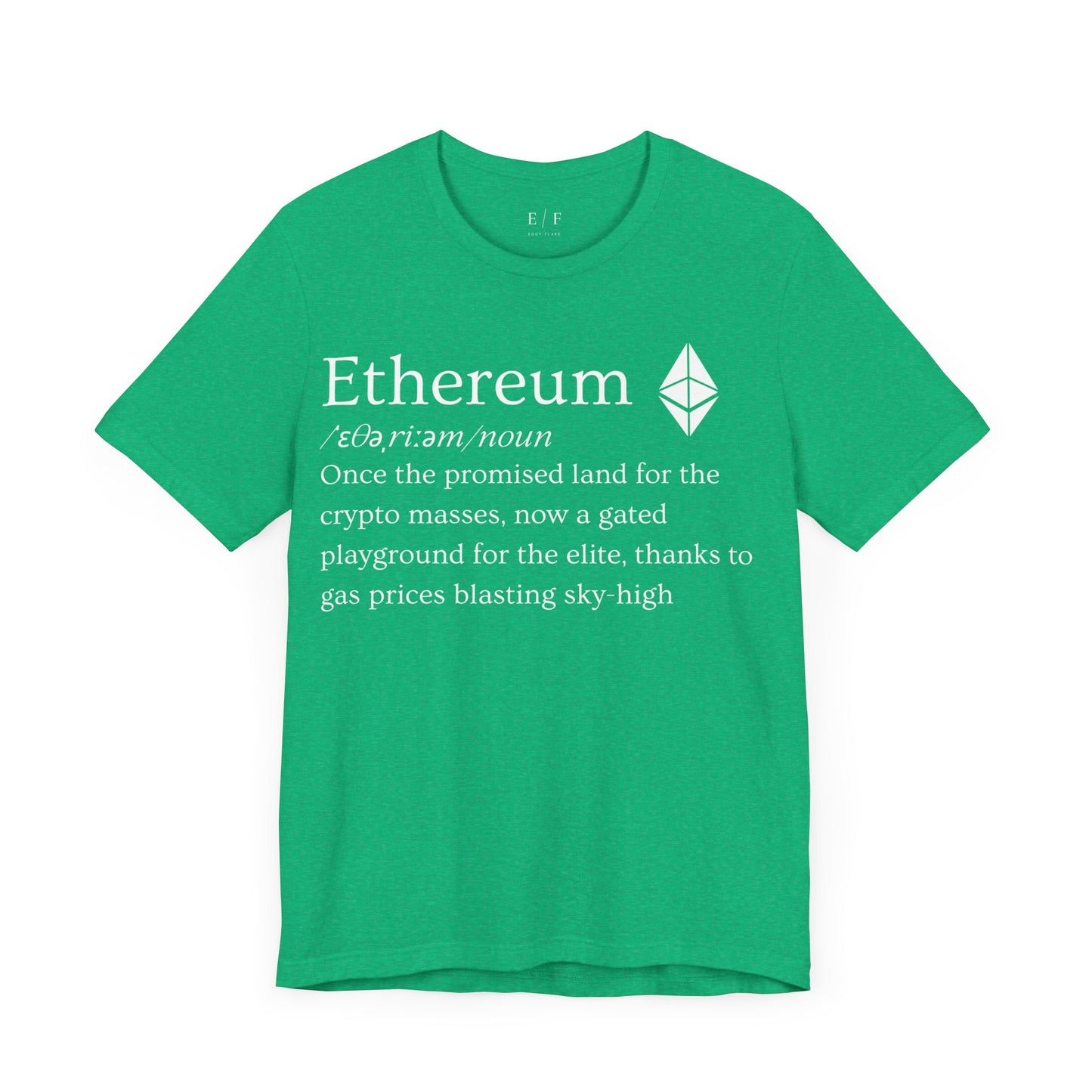 Ethereum Funny Crypto Definition Premium Tshirt