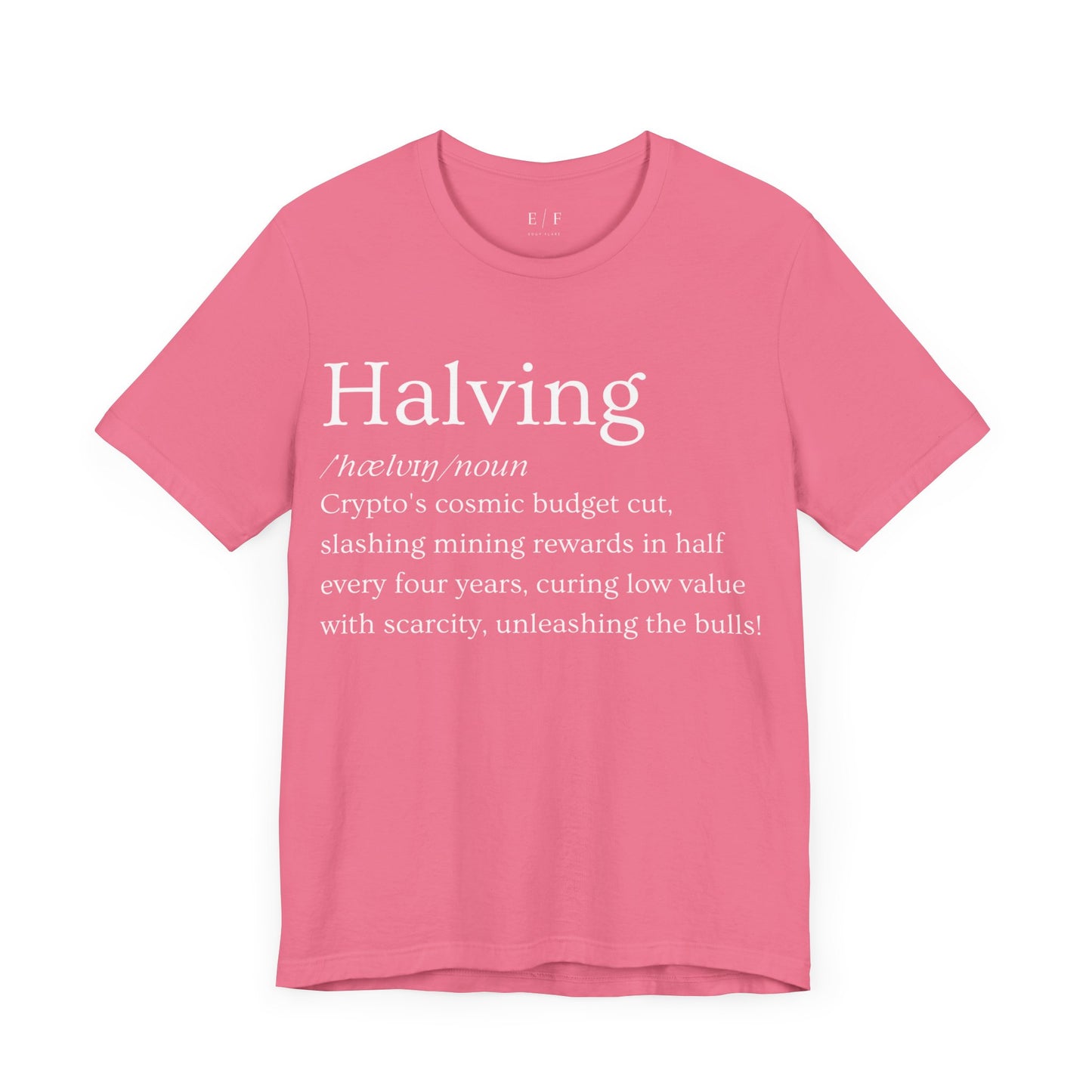 Halving Funny Crypto Definition Premium Tshirt