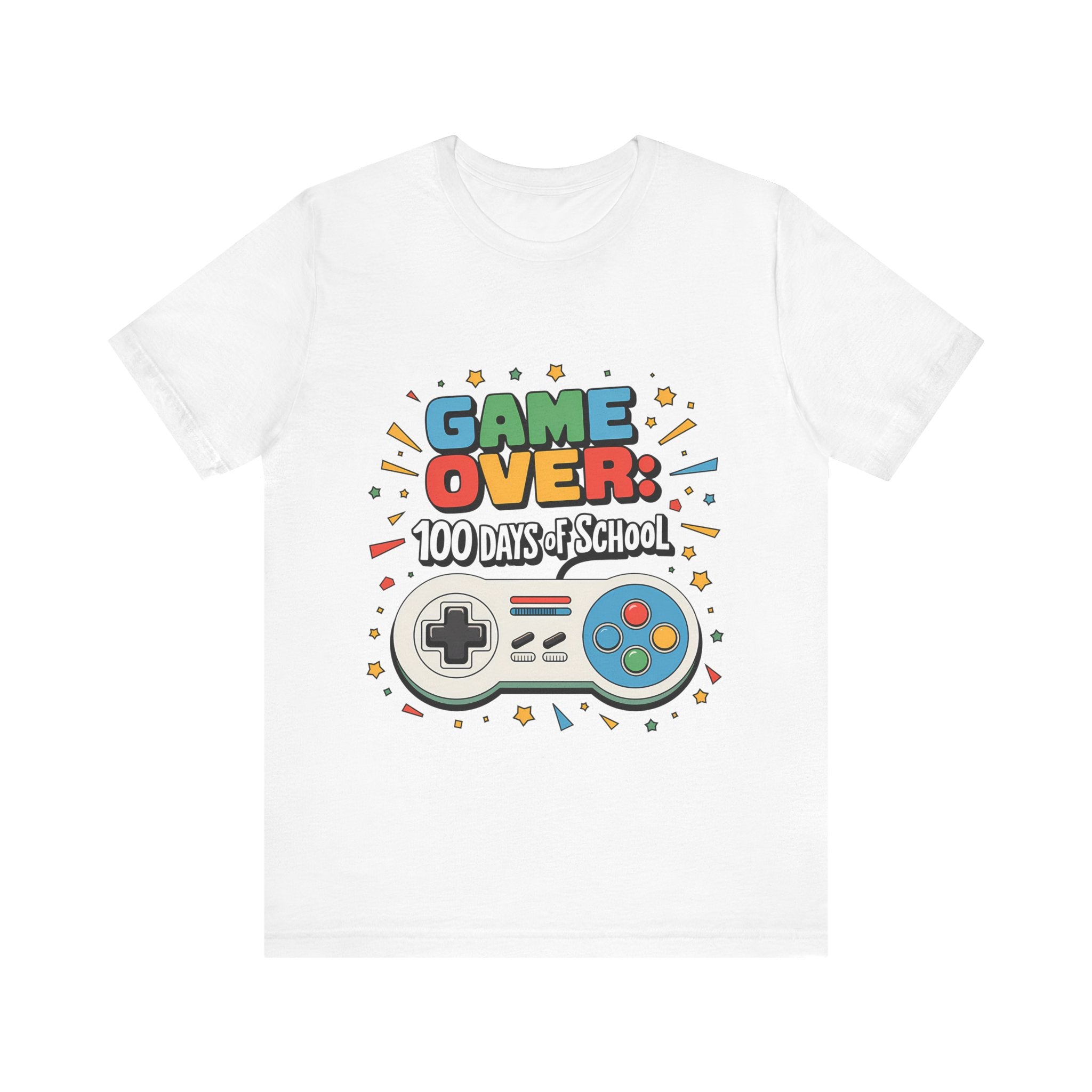 Game Over: 100 Days Of School Tshirt