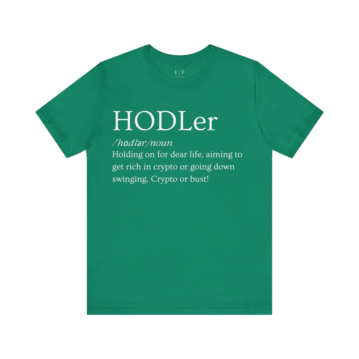 HODLer Funny Crypto Definition Premium Tshirt