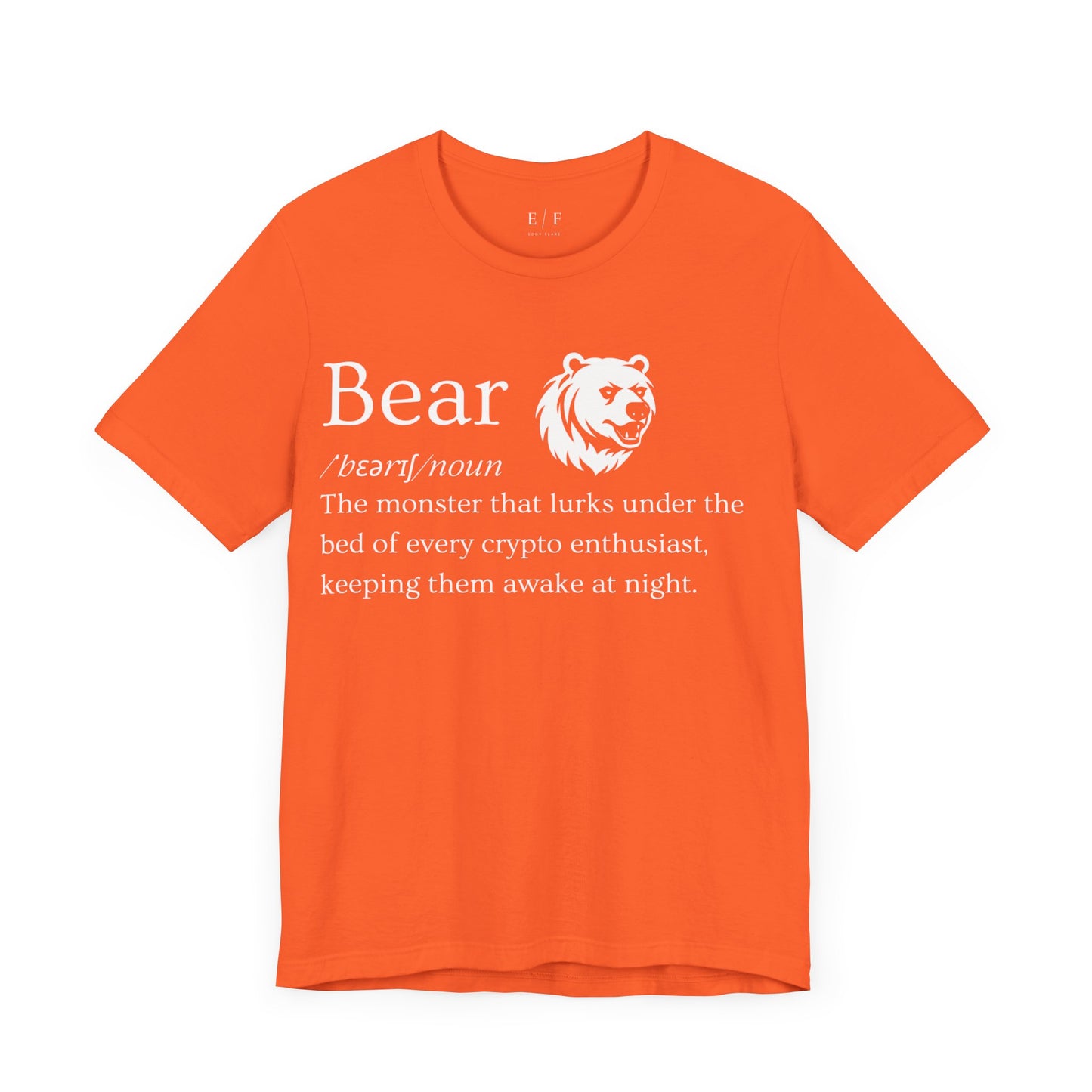 Bear Funny Crypto Definition Premium Tshirt