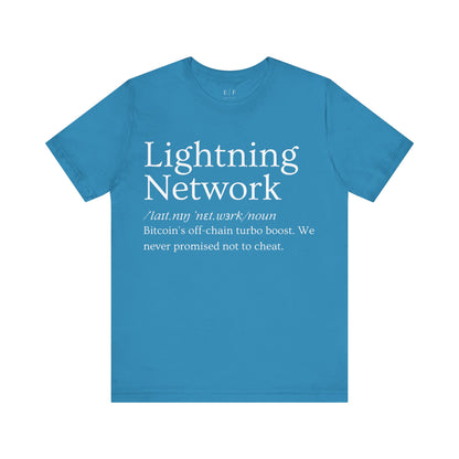 Lightning Network Funny Crypto Definition Premium Tshirt