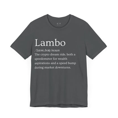 Lambo Funny Crypto Definition Premium Tshirt