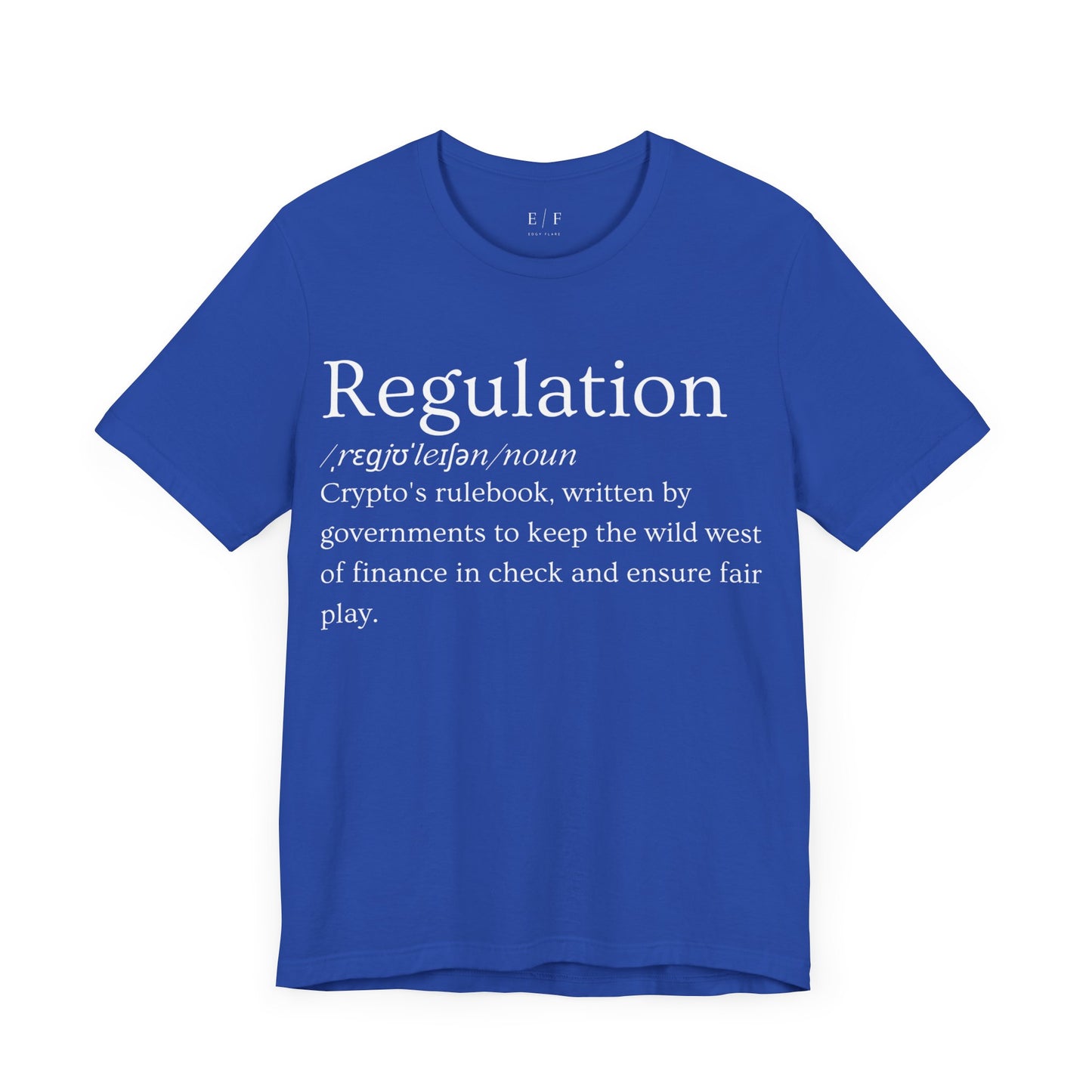 Regulation Funny Crypto Definition Premium Tshirt