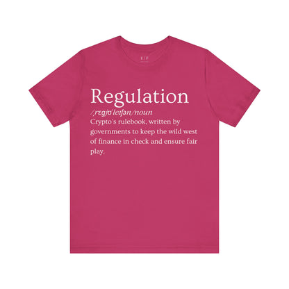 Regulation Funny Crypto Definition Premium Tshirt