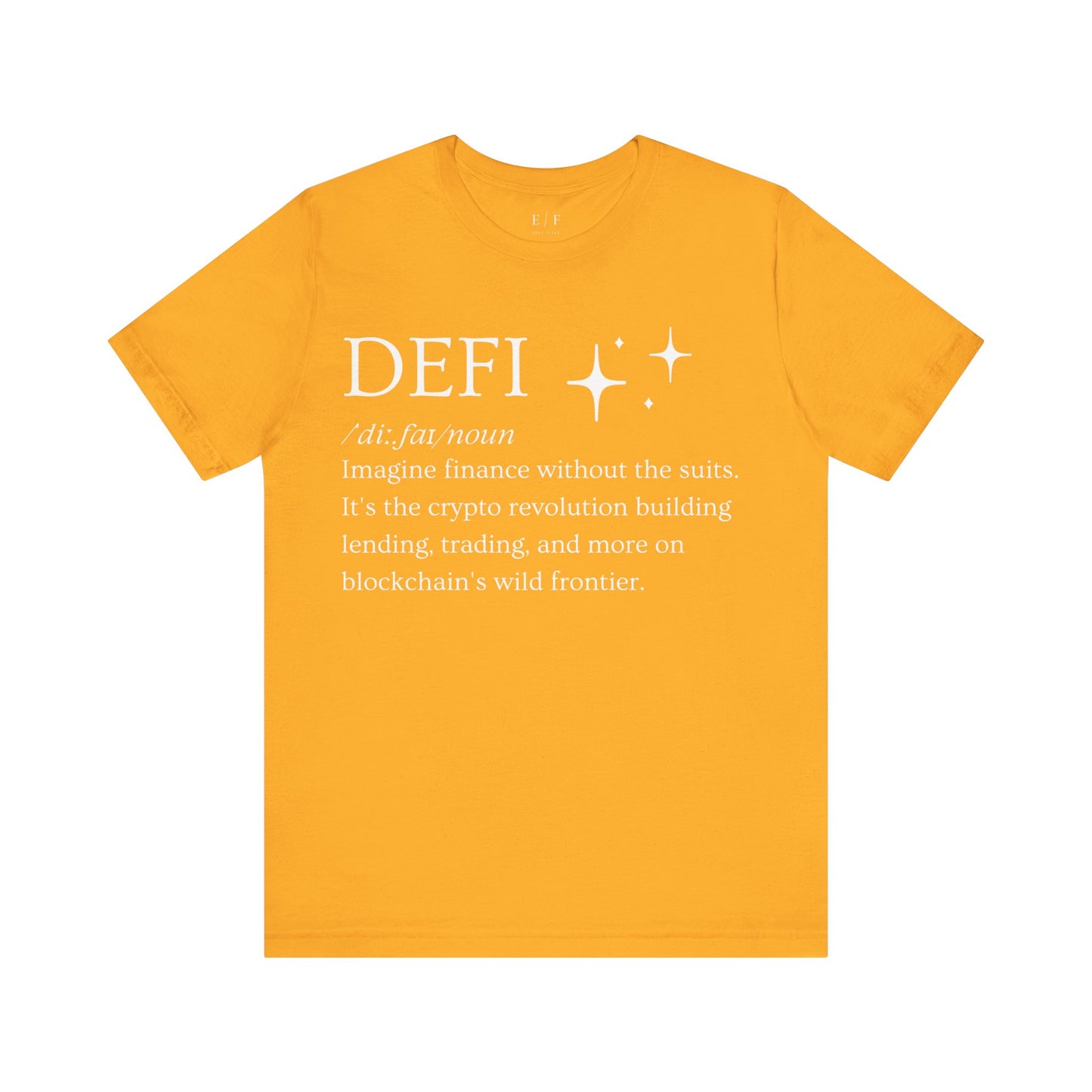 DEFI Funny Crypto Definition Premium Tshirt