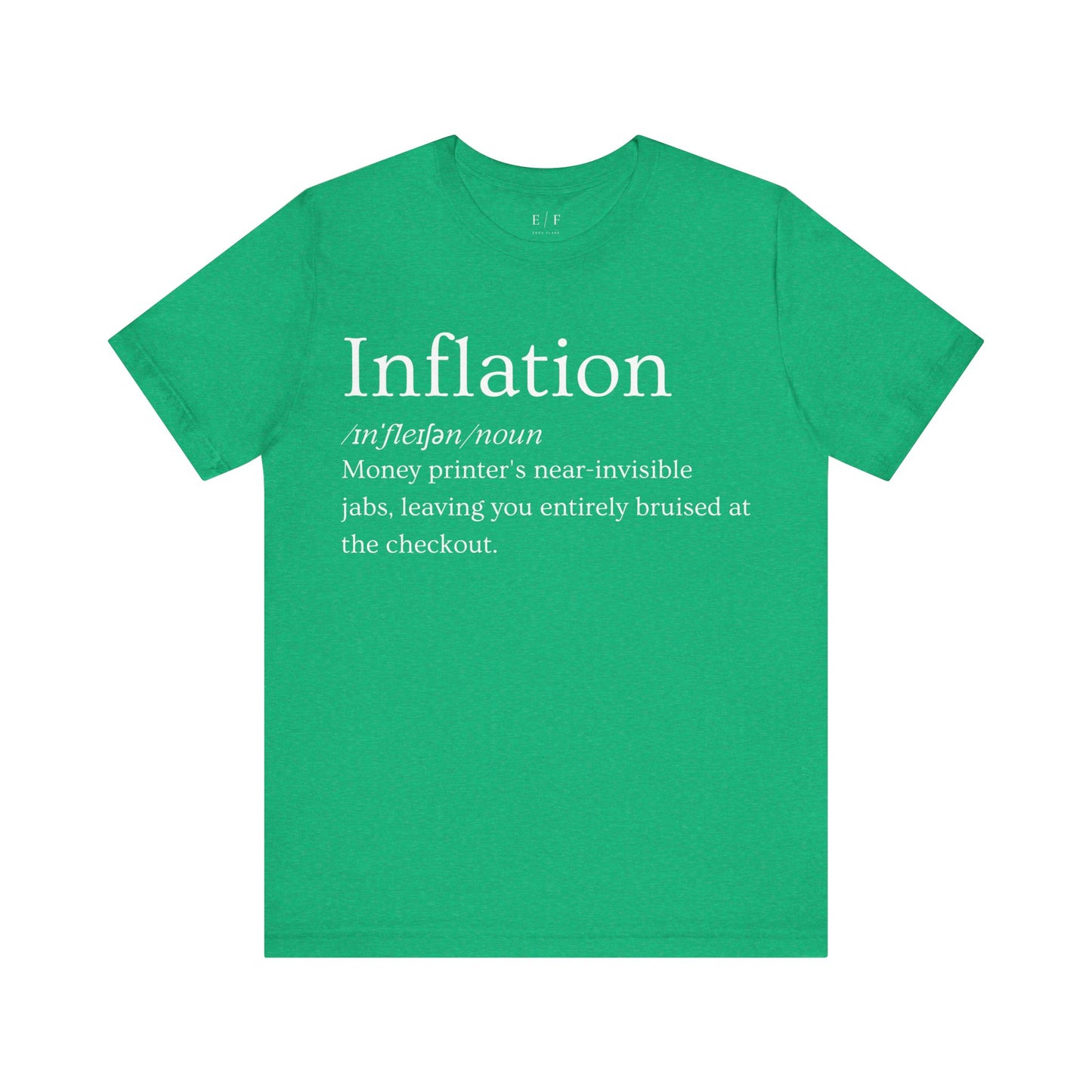 Inflation Funny Crypto Definition Premium Tshirt