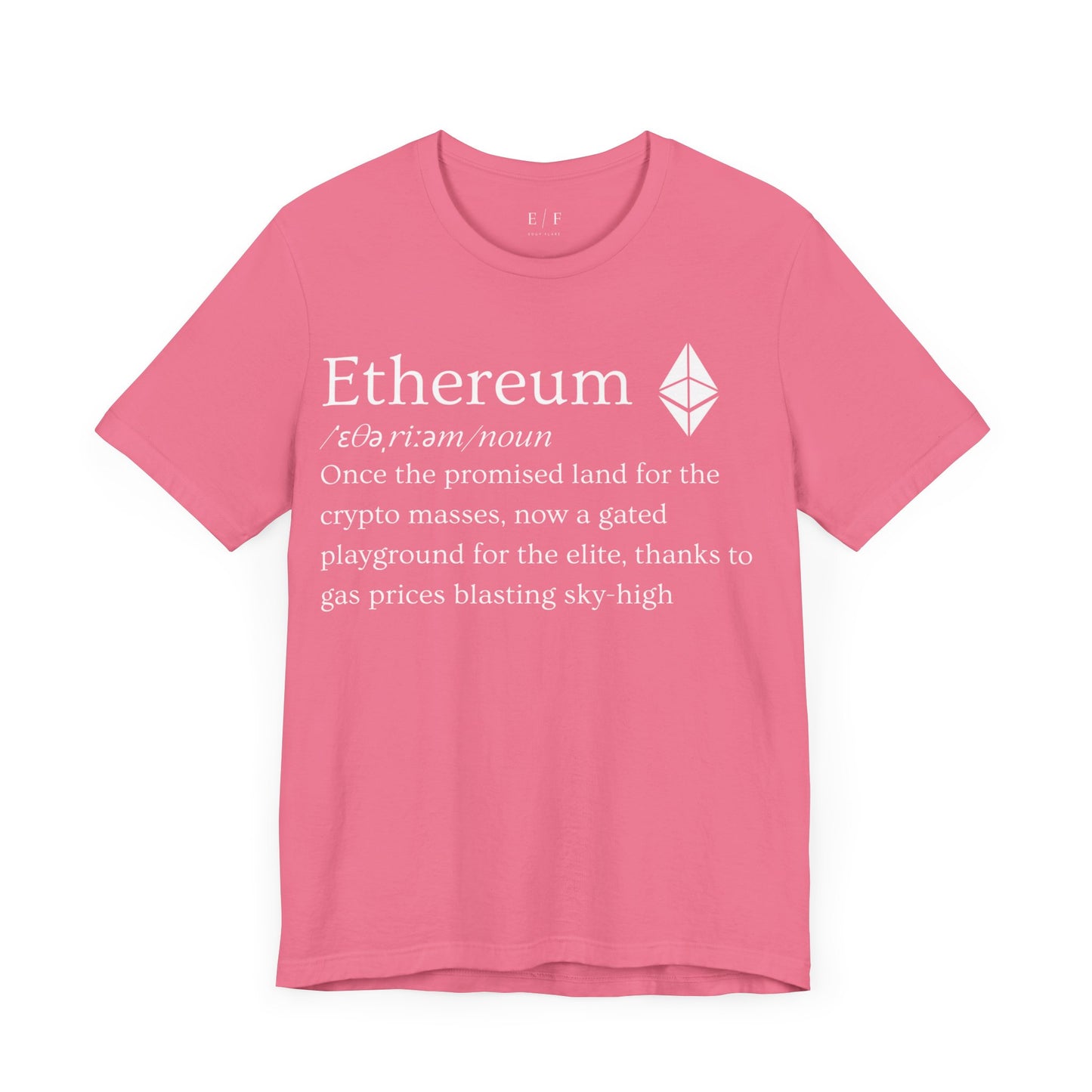 Ethereum Funny Crypto Definition Premium Tshirt