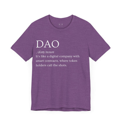 DAO Funny Crypto Definition Premium Tshirt