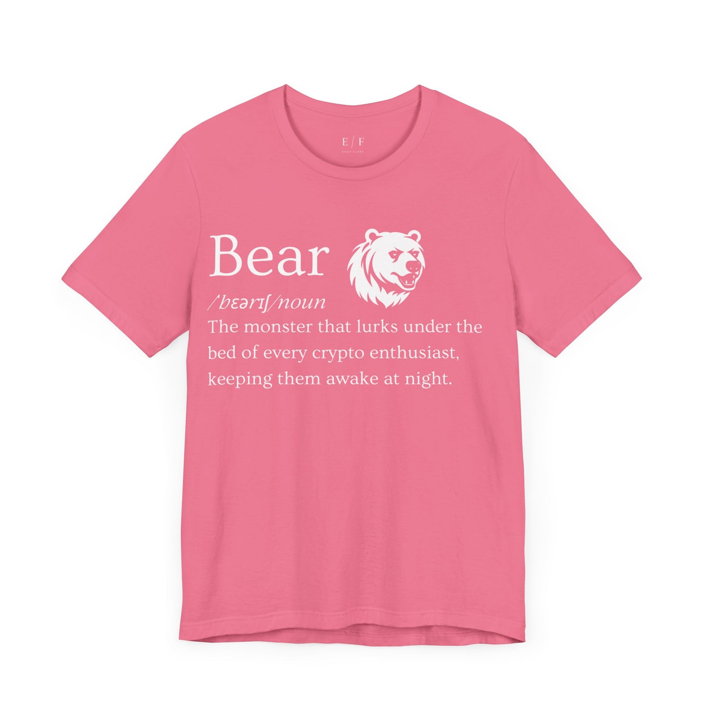 Bear Funny Crypto Definition Premium Tshirt