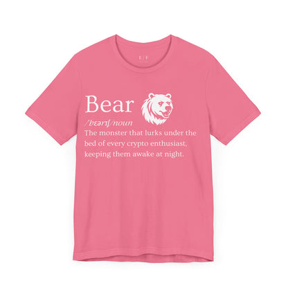 Bear Funny Crypto Definition Premium Tshirt