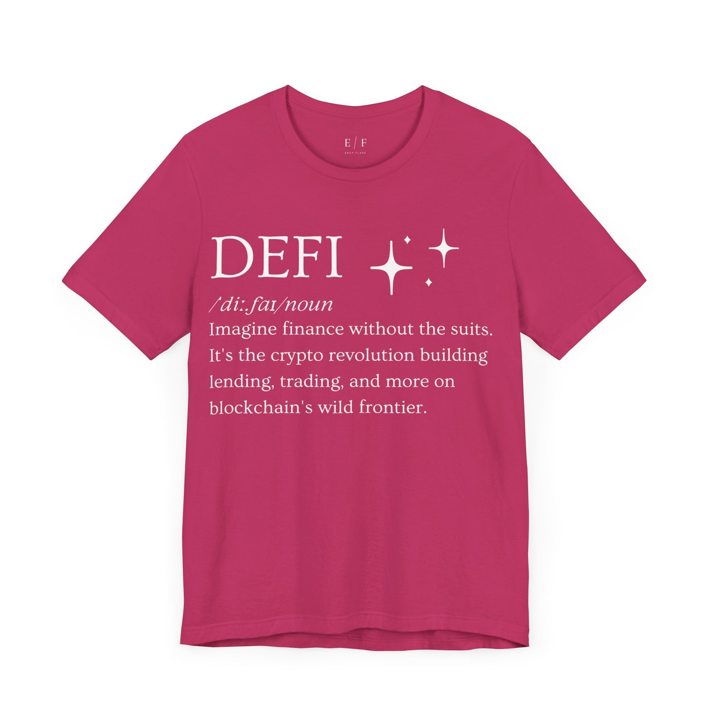 DEFI Funny Crypto Definition Premium Tshirt