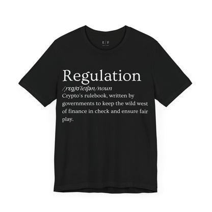 Regulation Funny Crypto Definition Premium Tshirt